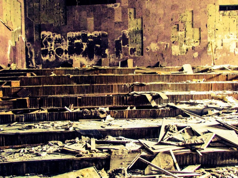 Inne i forelesningssalen.