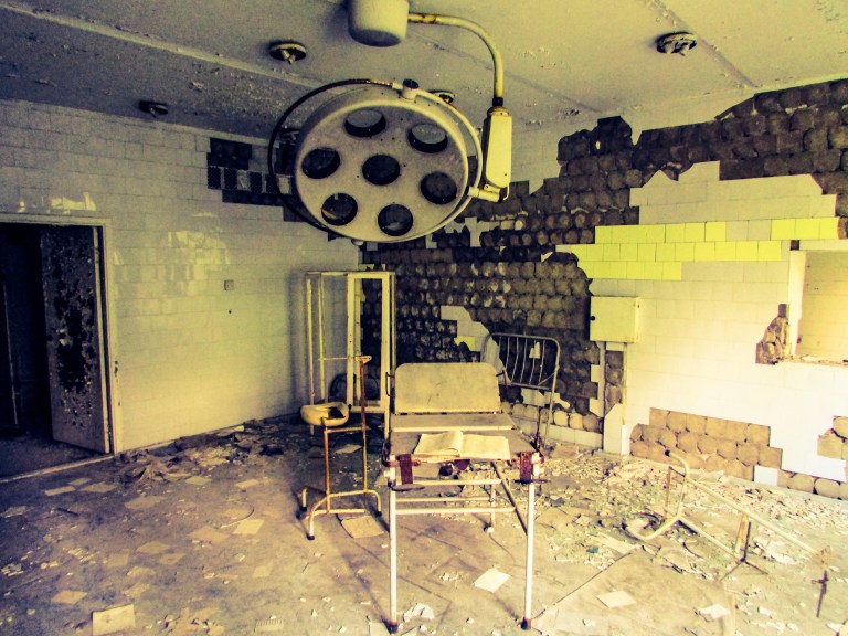 Inne på en av fødestuene på sykehuset.