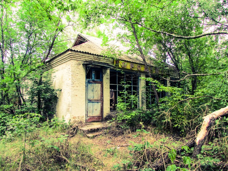 En gang var dette butikken i Zalissia. Nå er det et "rullende supermarked" som kommer med mat til Rosalie.