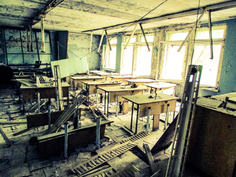 Fysikk- og kjemirom på Skole nummer tre.