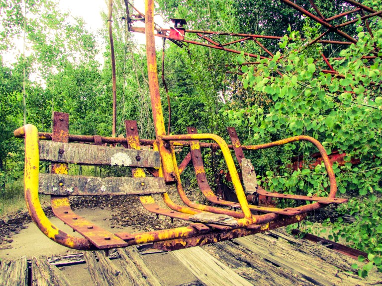 Detaljer fra karusellen.