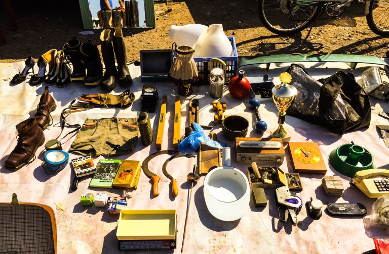 De beste selgerne var nøye med å vise frem varene mest mulig ryddig, selv om varene i seg selv ikke var all verdens.