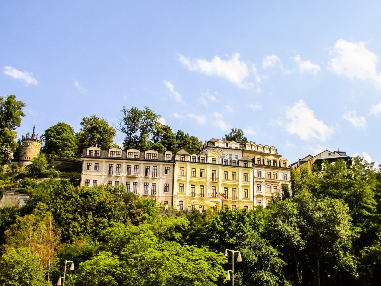 Vest-Böhmens grønnfarge setter sitt tydelige preg på Carlsbad.